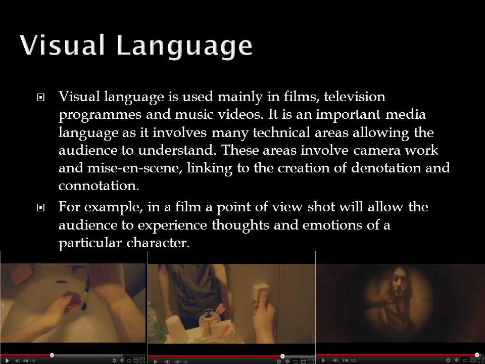 Understanding Visual Language in Film